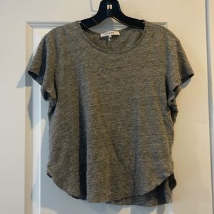 FRAME Gray Linen Shirt